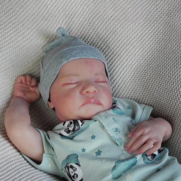 CHAREX Realistic Reborn Baby Dolls Sleeping Anatomically Correct Soft Skin - Picture 4 of 6
